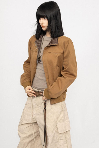 Vintage Patchwork Lapel Jacket