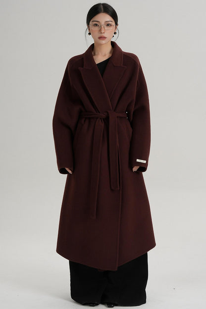 Minimalist Wool Long Jacket