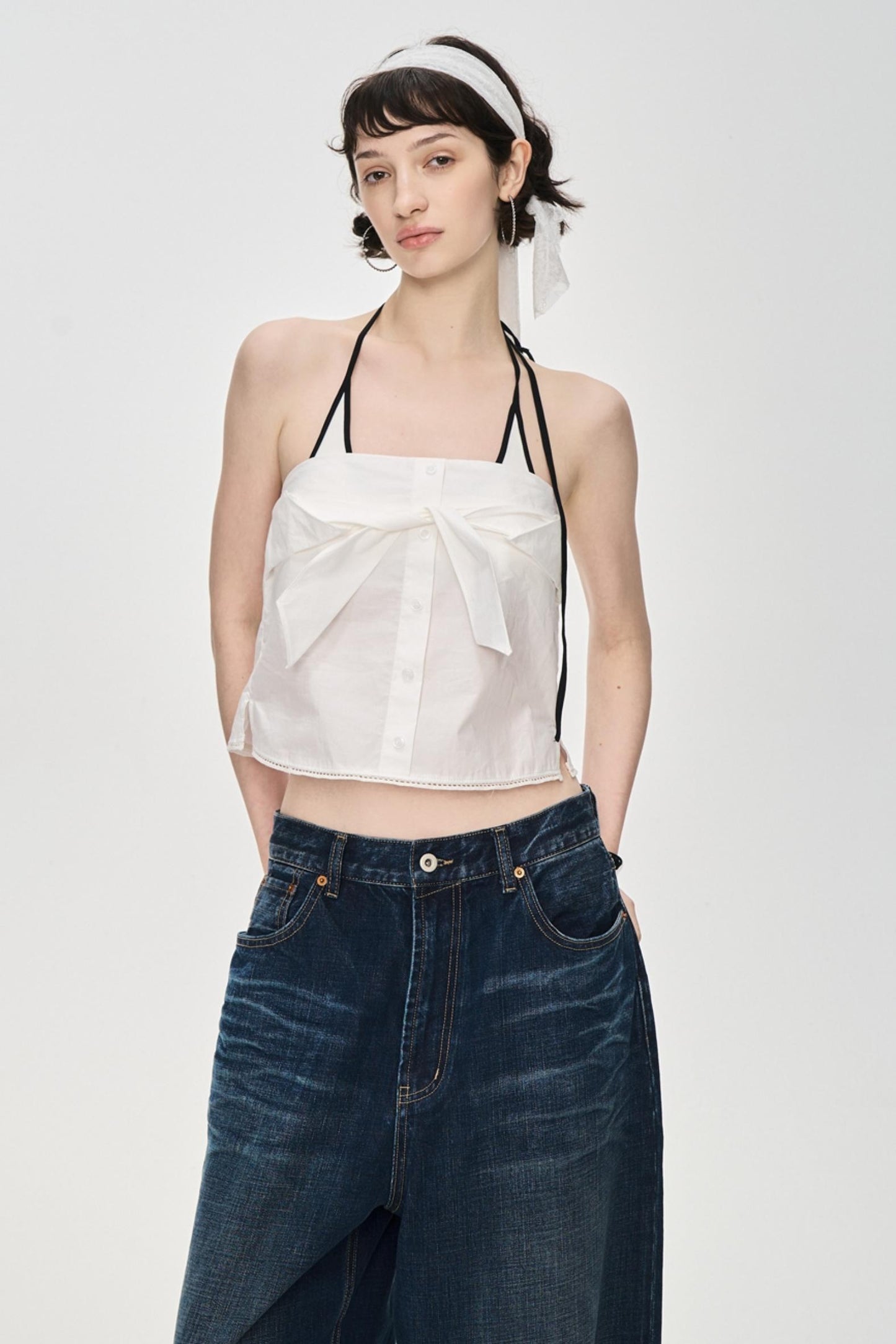 Slender Bowtie Top