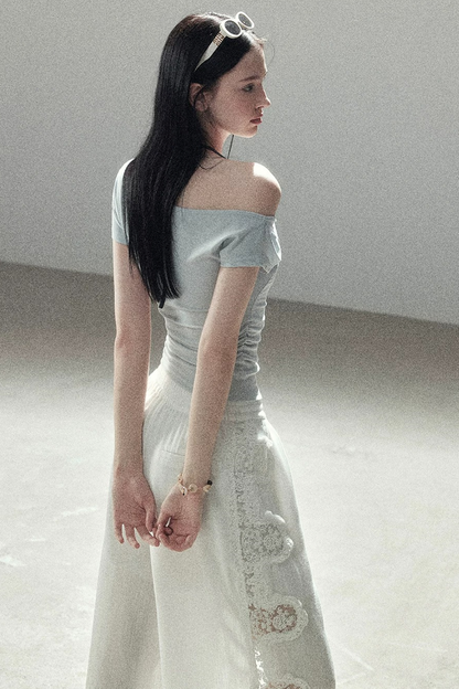 Asymmetrical Off-Shoulder Top