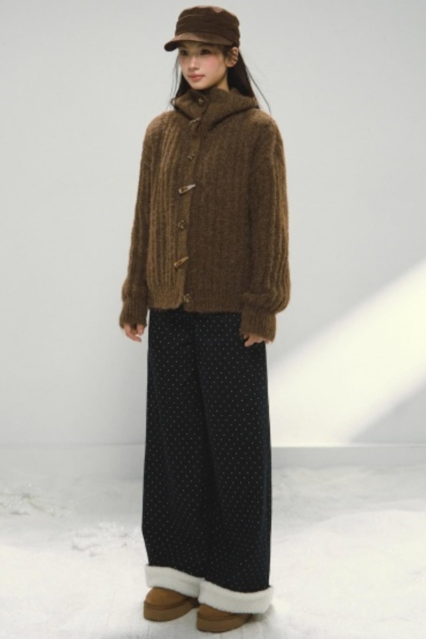 Oatmeal Toggle Knit Cardigan