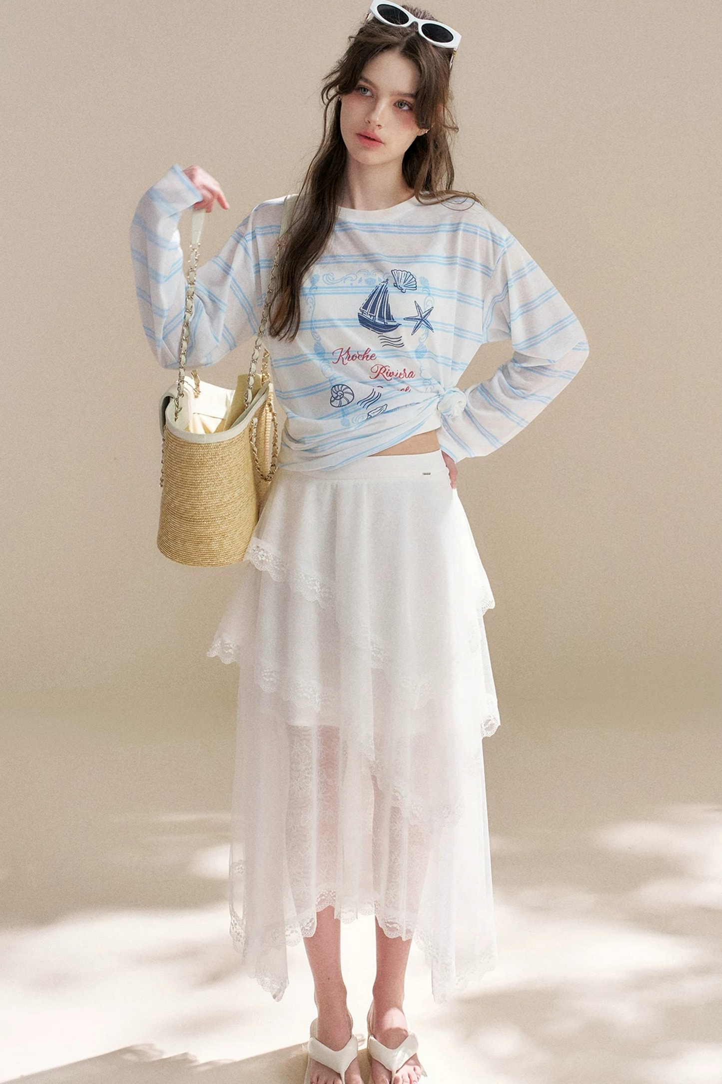 French Romantic Lace Skirt