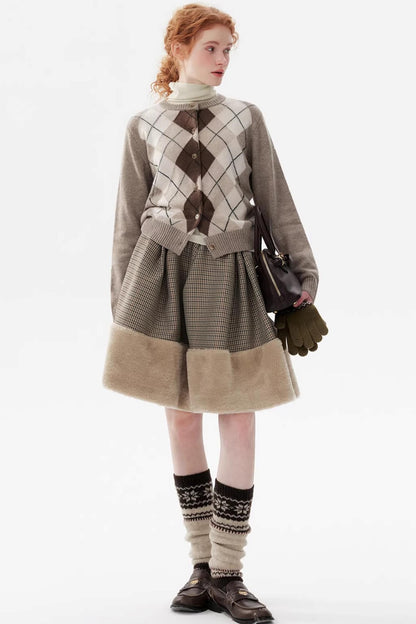 Sky Island Houndstooth Skirt