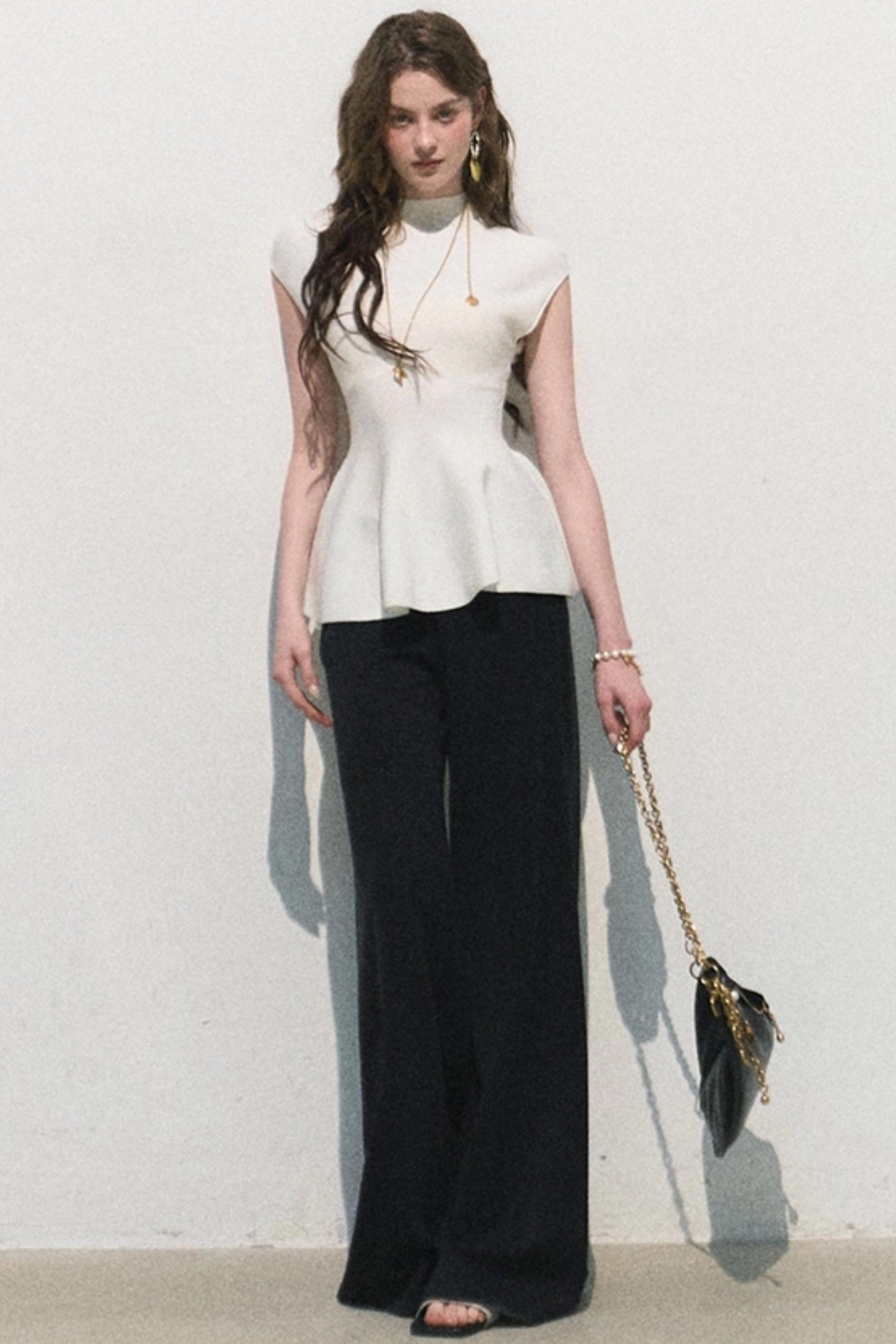 Modal Knit Wide-Leg Pants