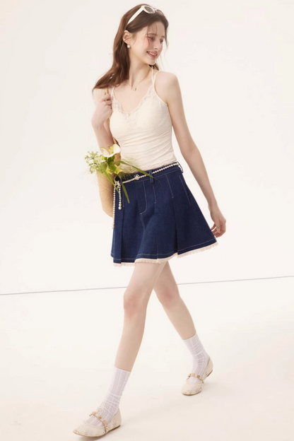 V-Neck Lace Camisole Top