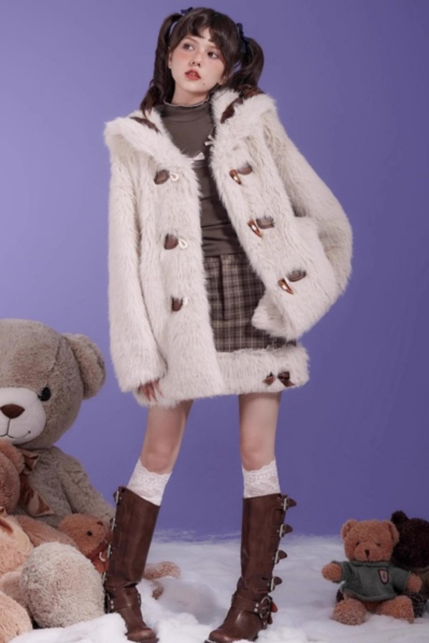 Little Bear Faux Fur Coat