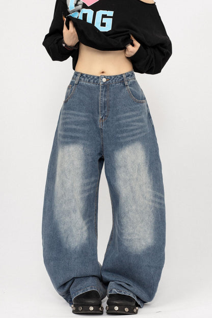 American Retro Denim Pants