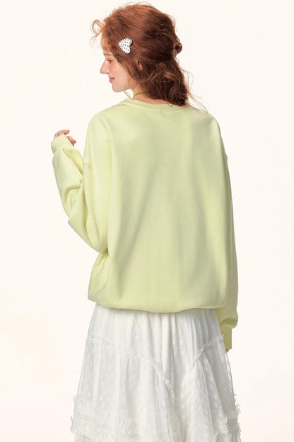 Letter Print Winter Sweater