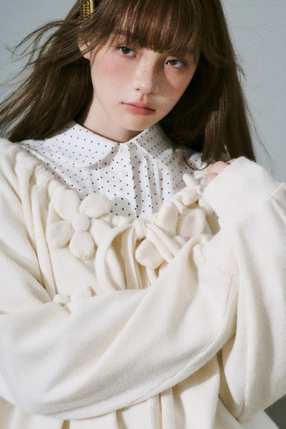 Sweet Girly Knit Top