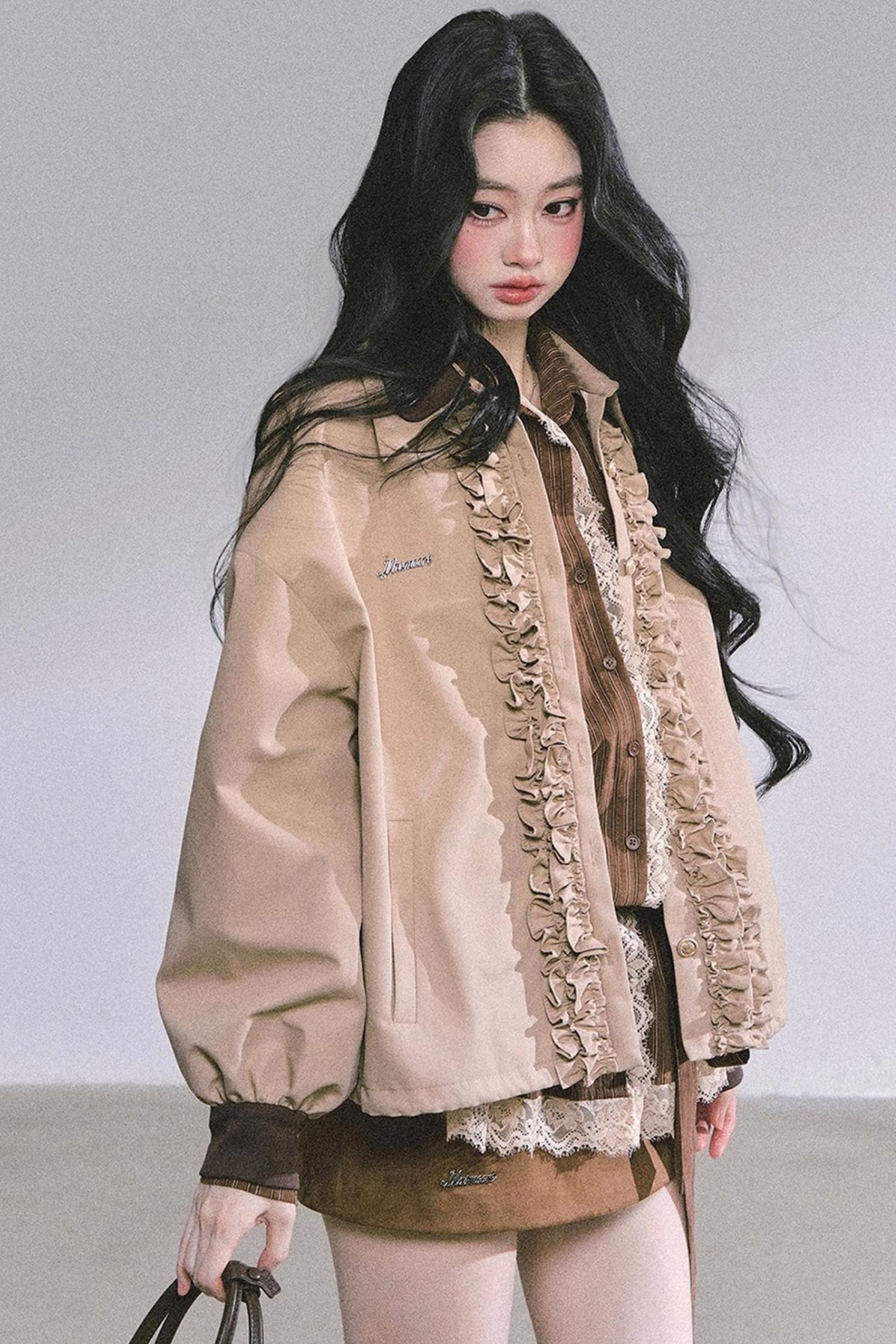 Autumn Two-Piece Jacket Skirt Set-Up