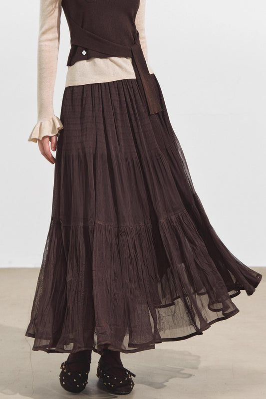 Soft Mist Fairy Gauze Skirt