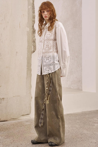 White Long-Sleeved Shirt