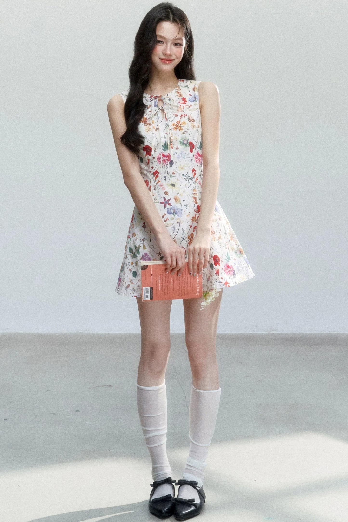 Pastoral Floral Cotton Dress