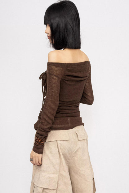 Autumn Retro Slanted Top
