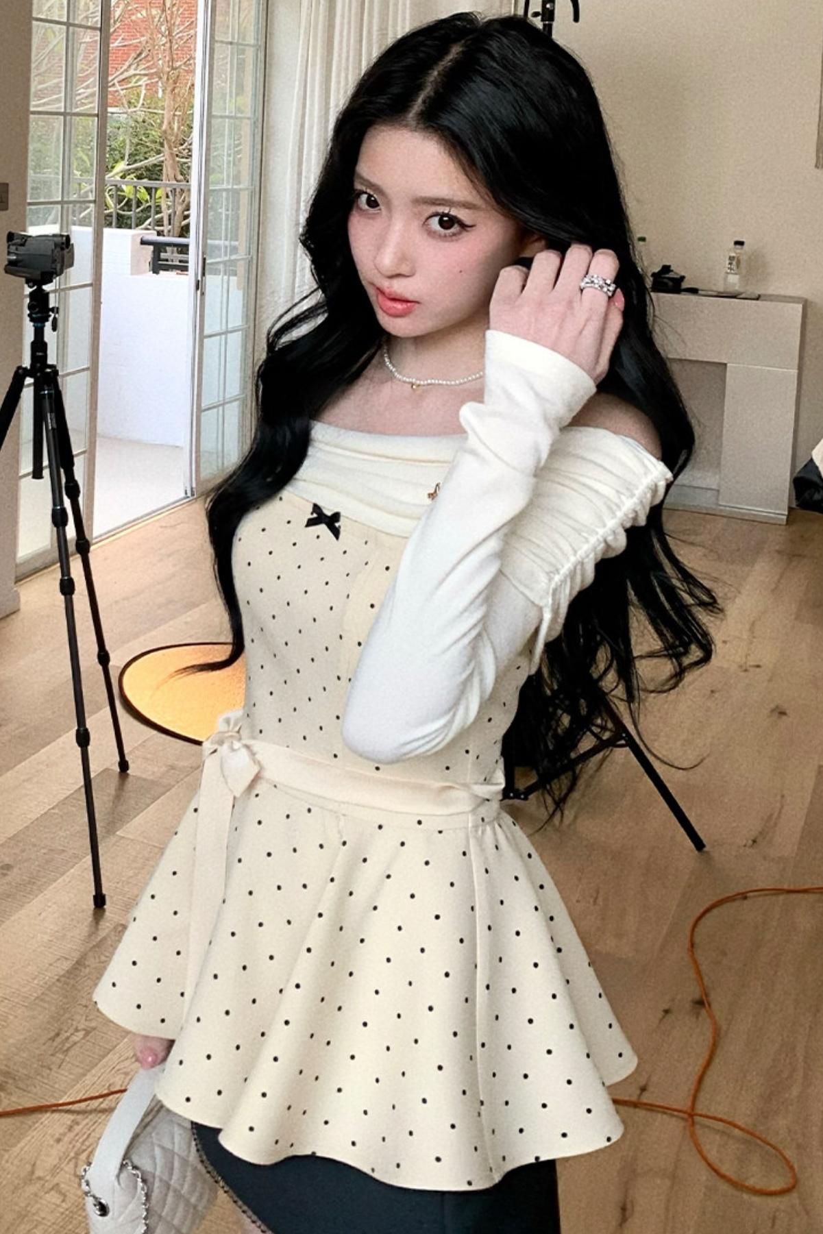 Off-Shoulder Two-Piece Set-Up