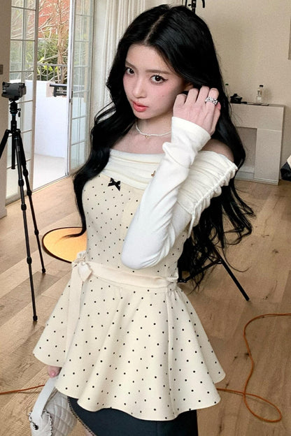 Off-Shoulder Two-Piece Set-Up