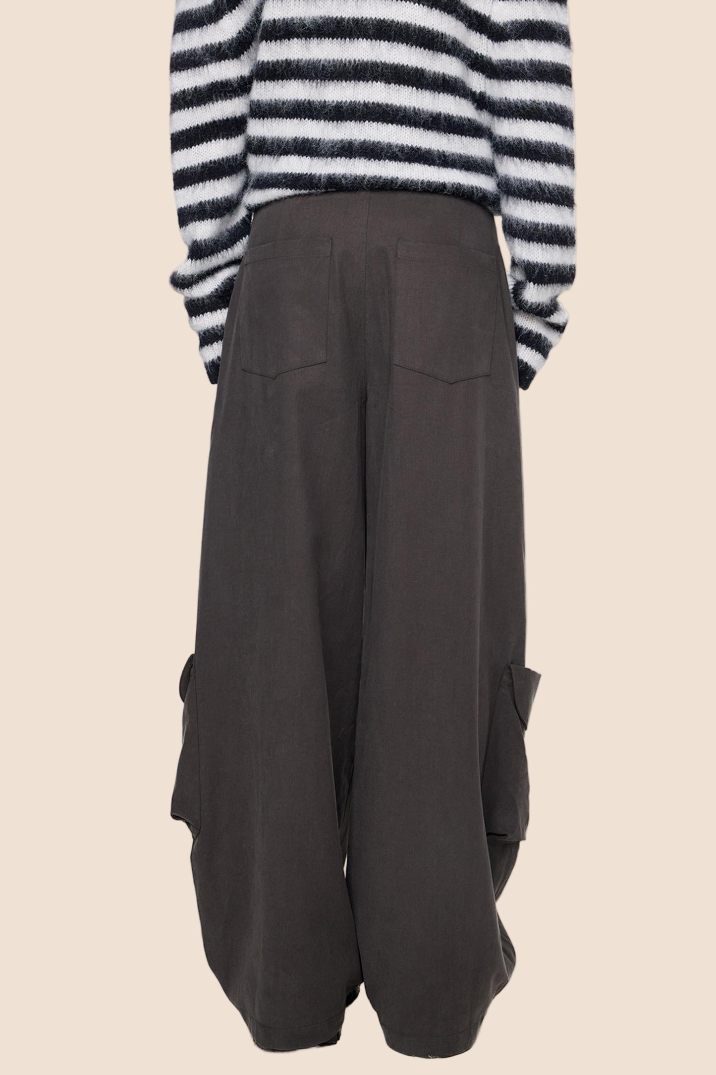 Fall Retro Wide-Leg Pants