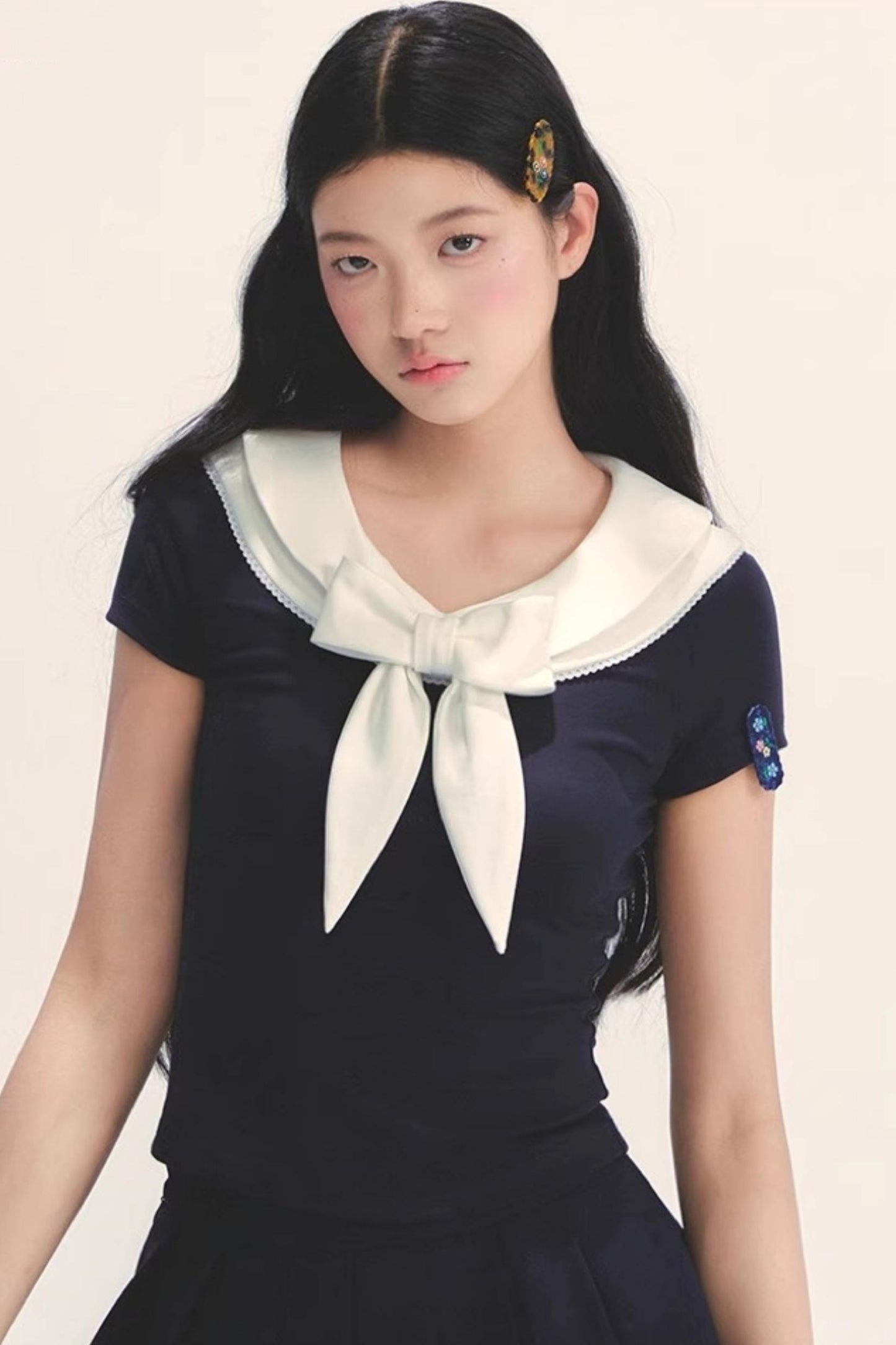 Versatile Bow Neck Tee