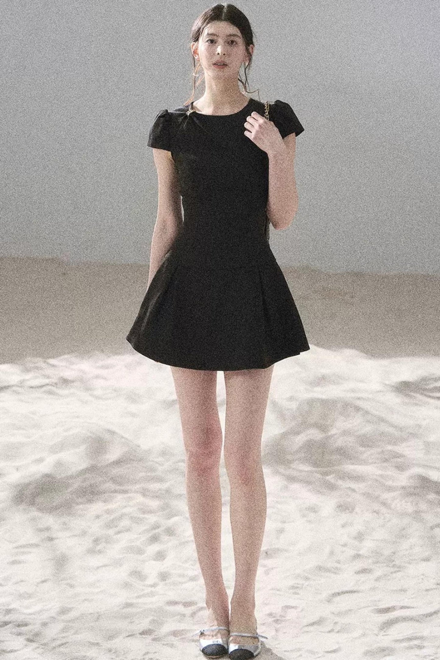 French Summer Puffy Dress