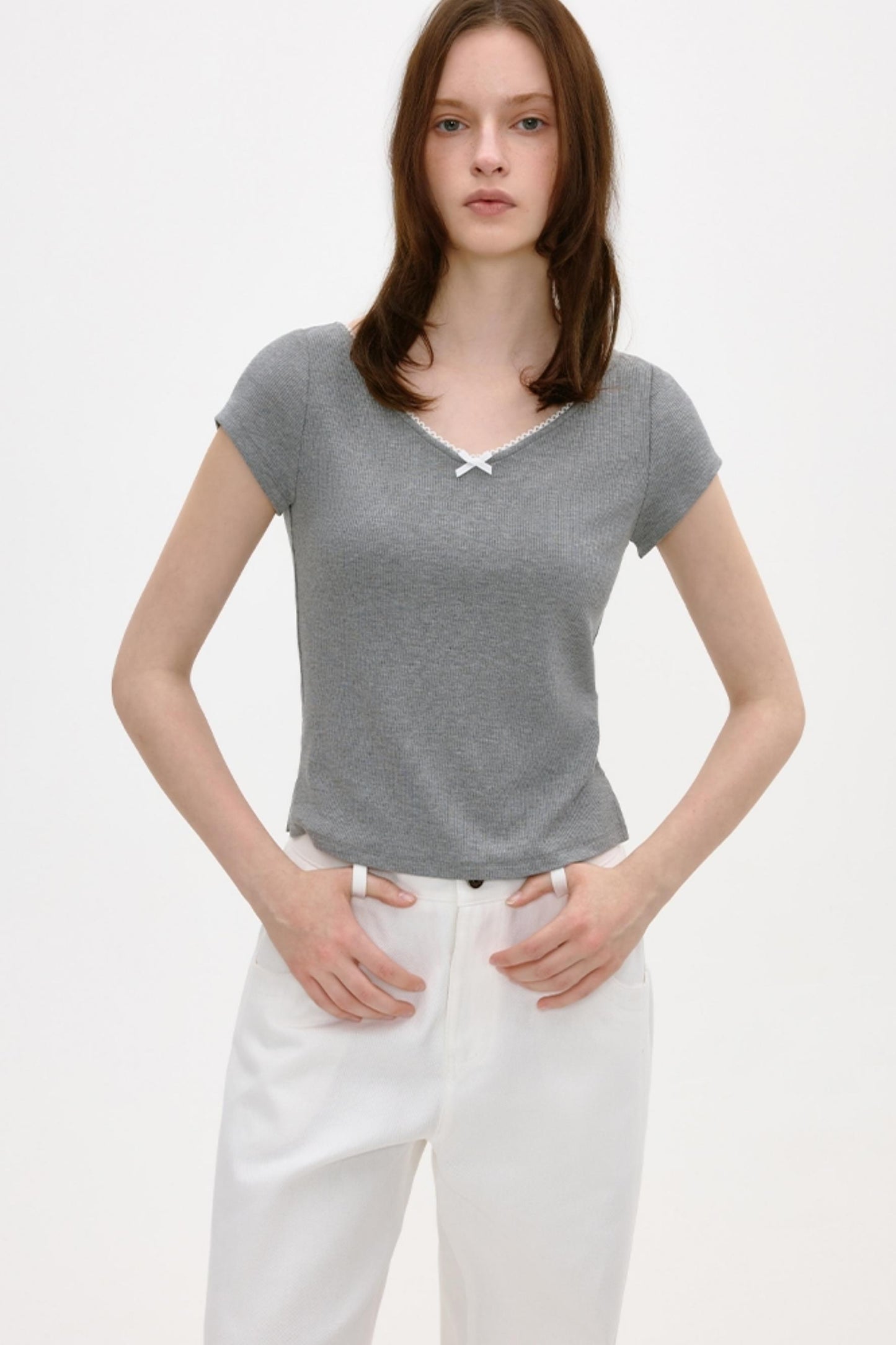 Vintage Lace V-Neck Top