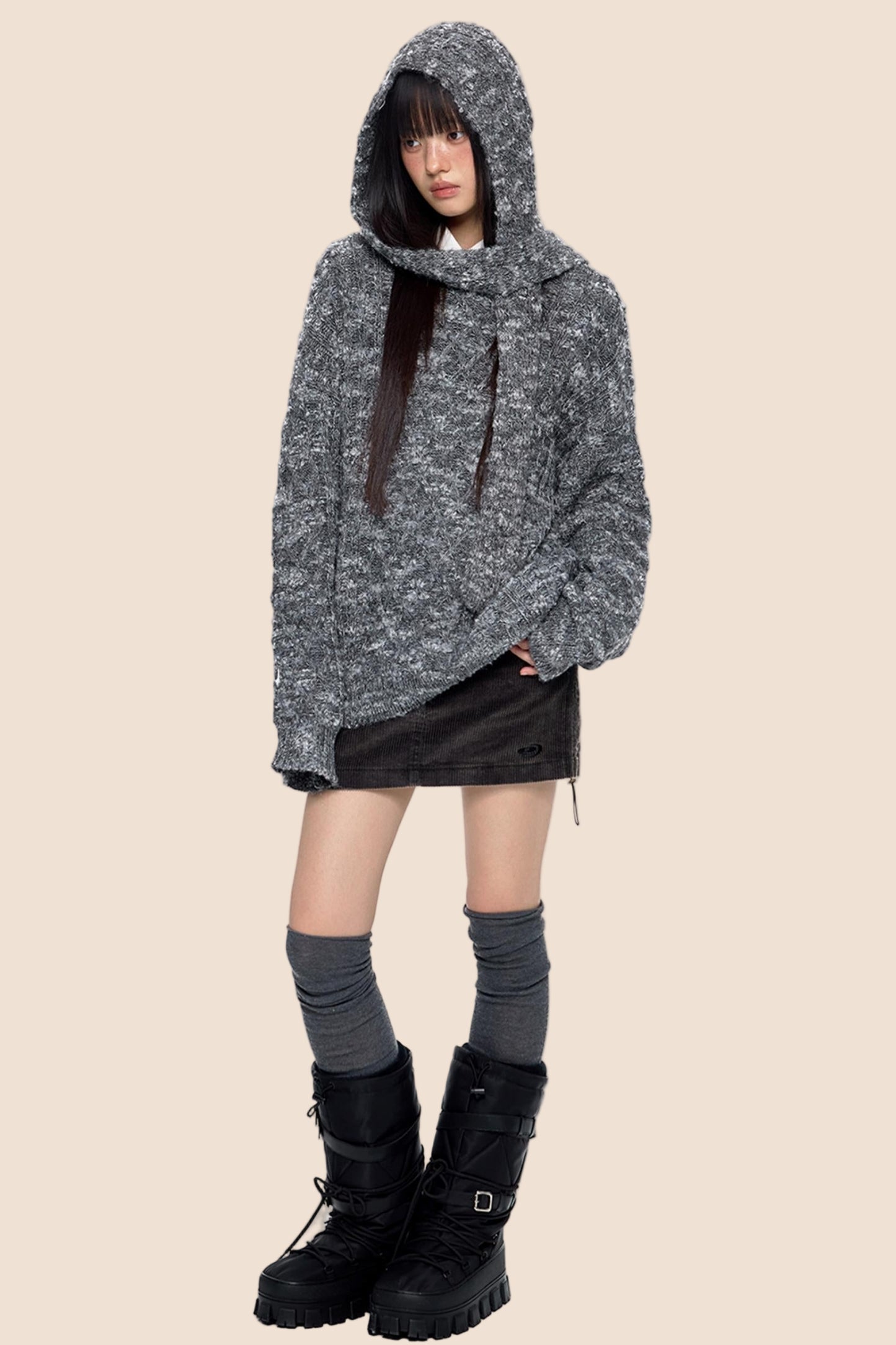 Vintage Knitted Top & Hat Set