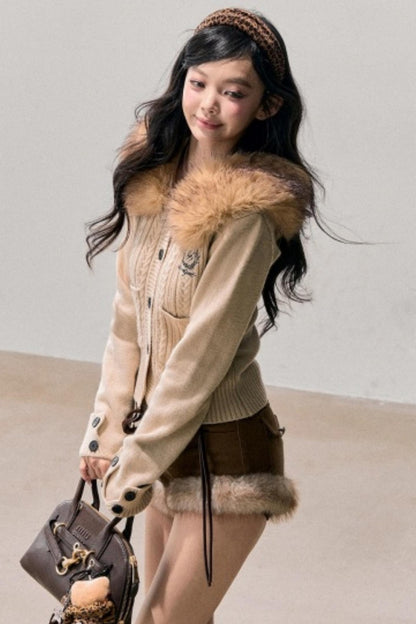 Silent Snowfall Knitted Cardigan