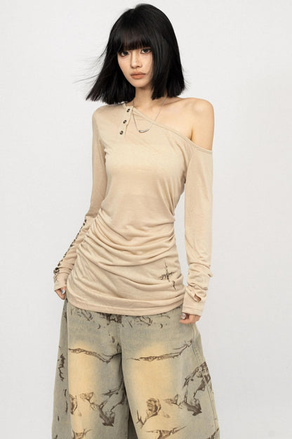 Lightweight Slanted Shoulder Base Top