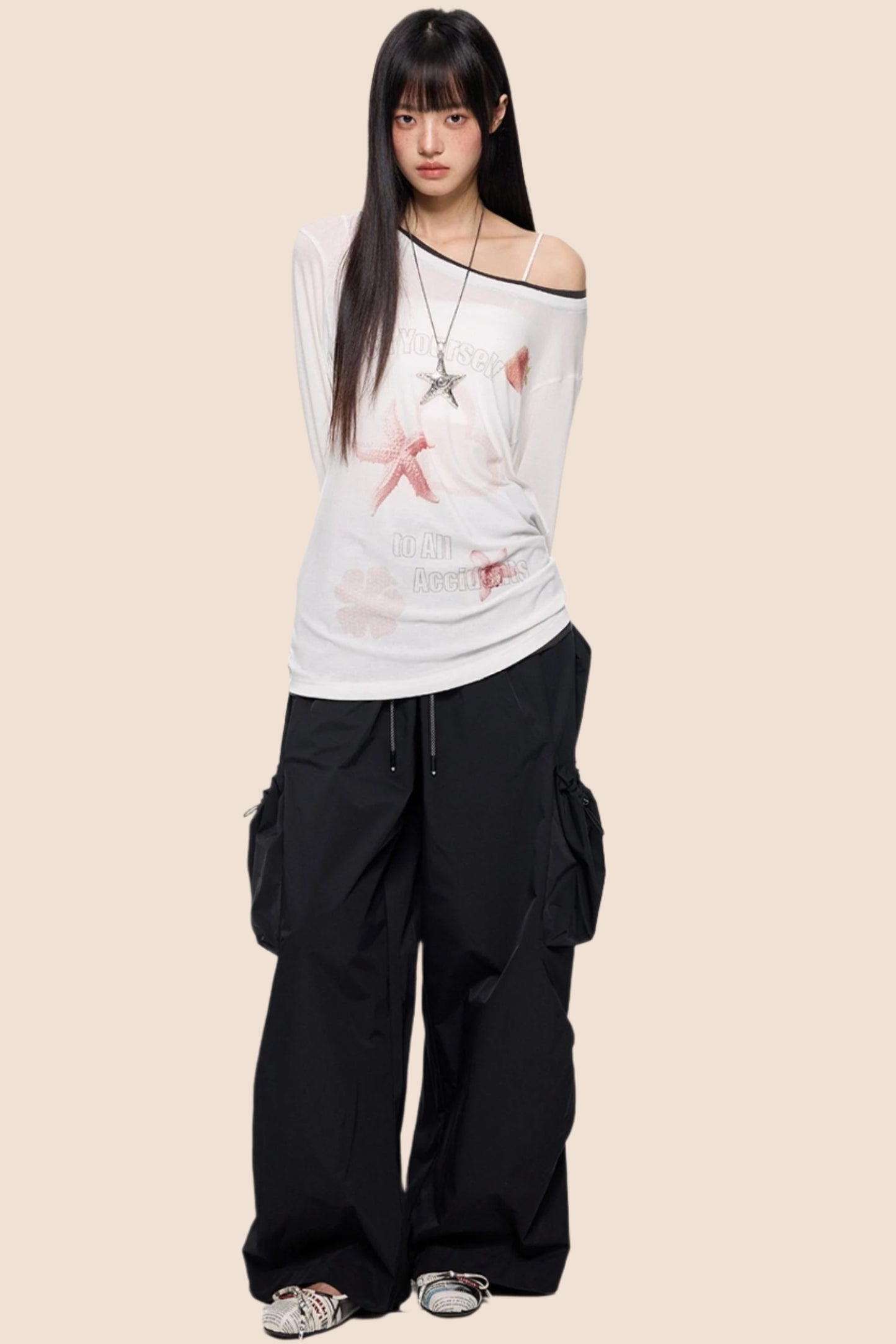 Retro Wide-Leg Pants