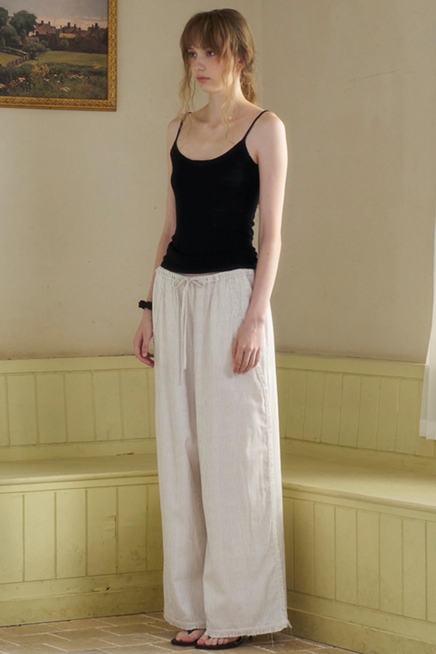 Fish Pattern Knit Camisole