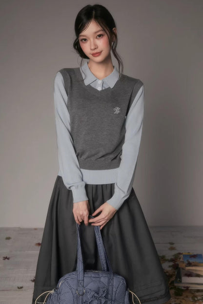 Slim Fit Knit Sweater