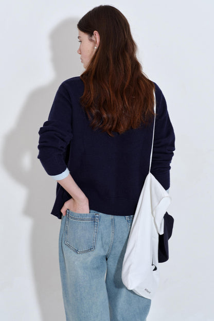 Sweet Layered Fake Two Piece Knitted Top