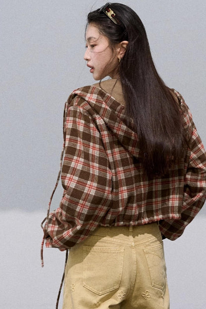 Texture Check Wool Jacket