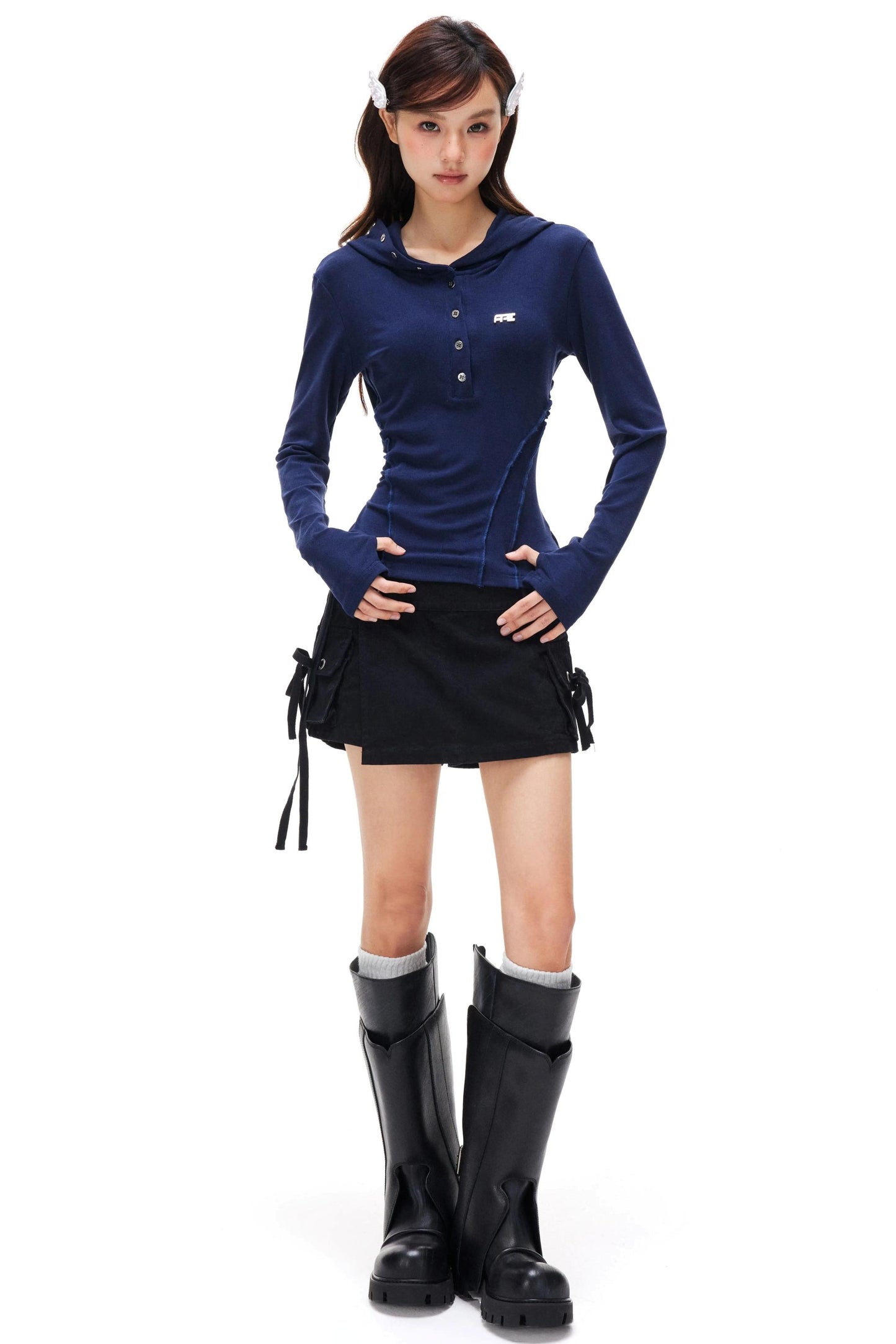 Lyocell Tencel Hooded Top