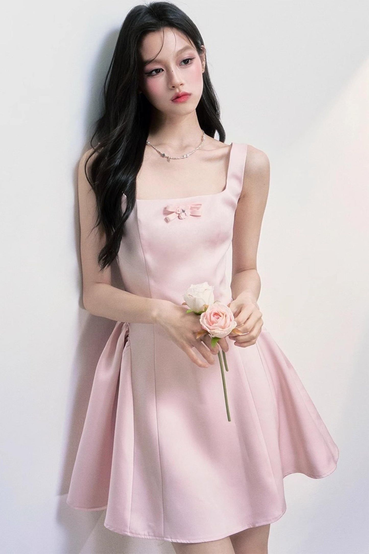 French Hepburn Summer Wedding Dress