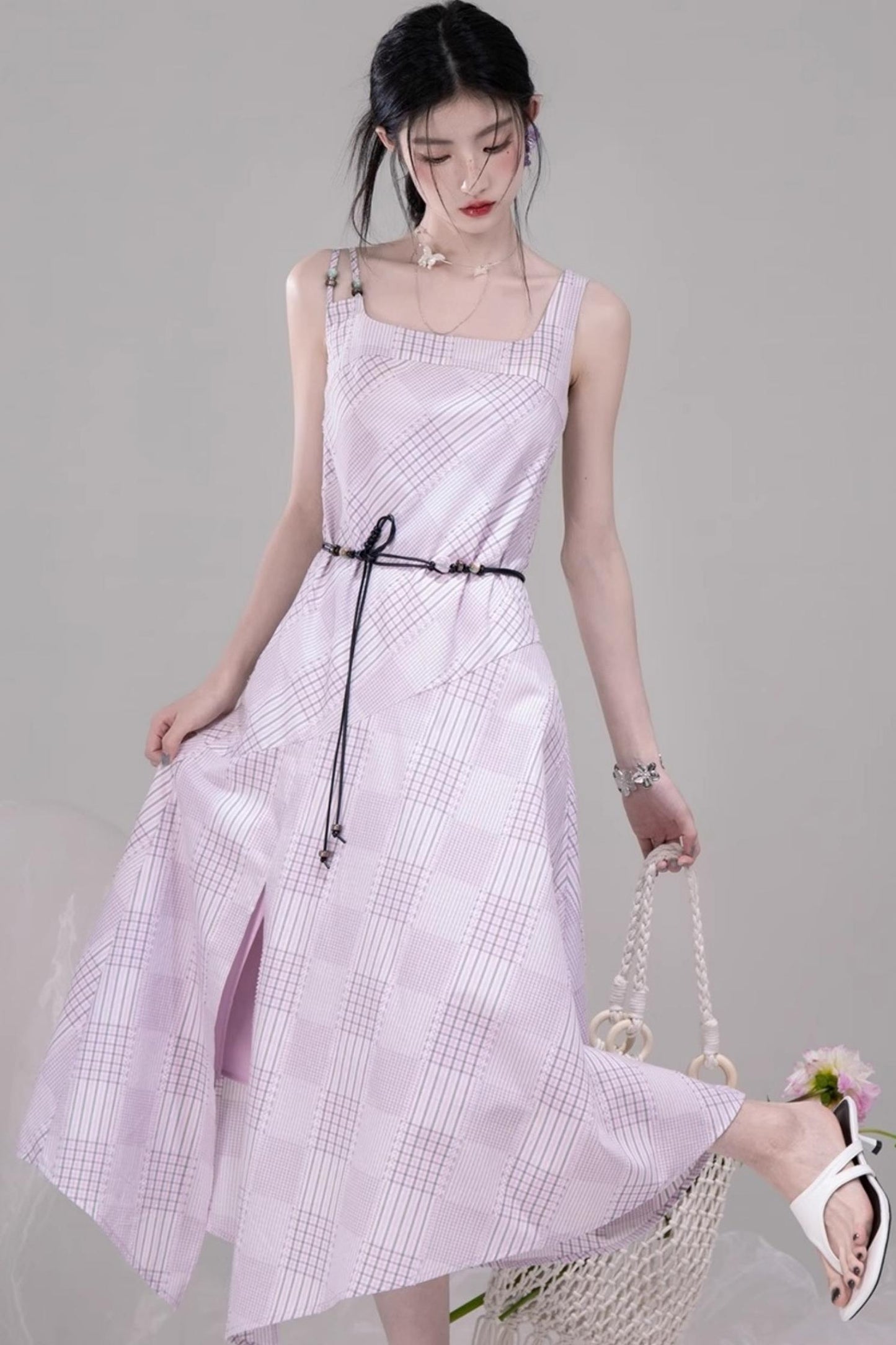 Asymmetrical Draped Dress