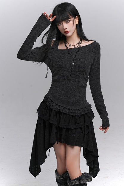 Beautiful Black A-Line Skirt