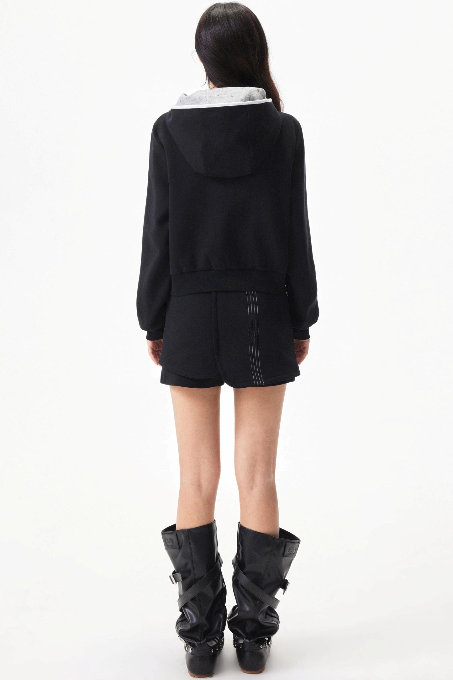 Star Heartbeat Hooded Sweatshirt Set-Up