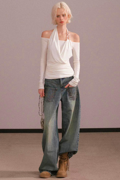 Spicy Girl Off-Shoulder Top