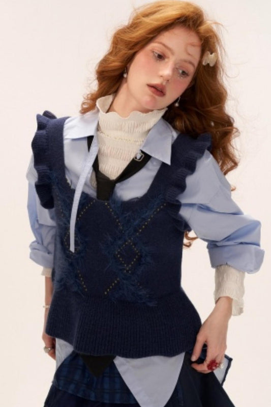 Lazy Lace Knitwear Sweater