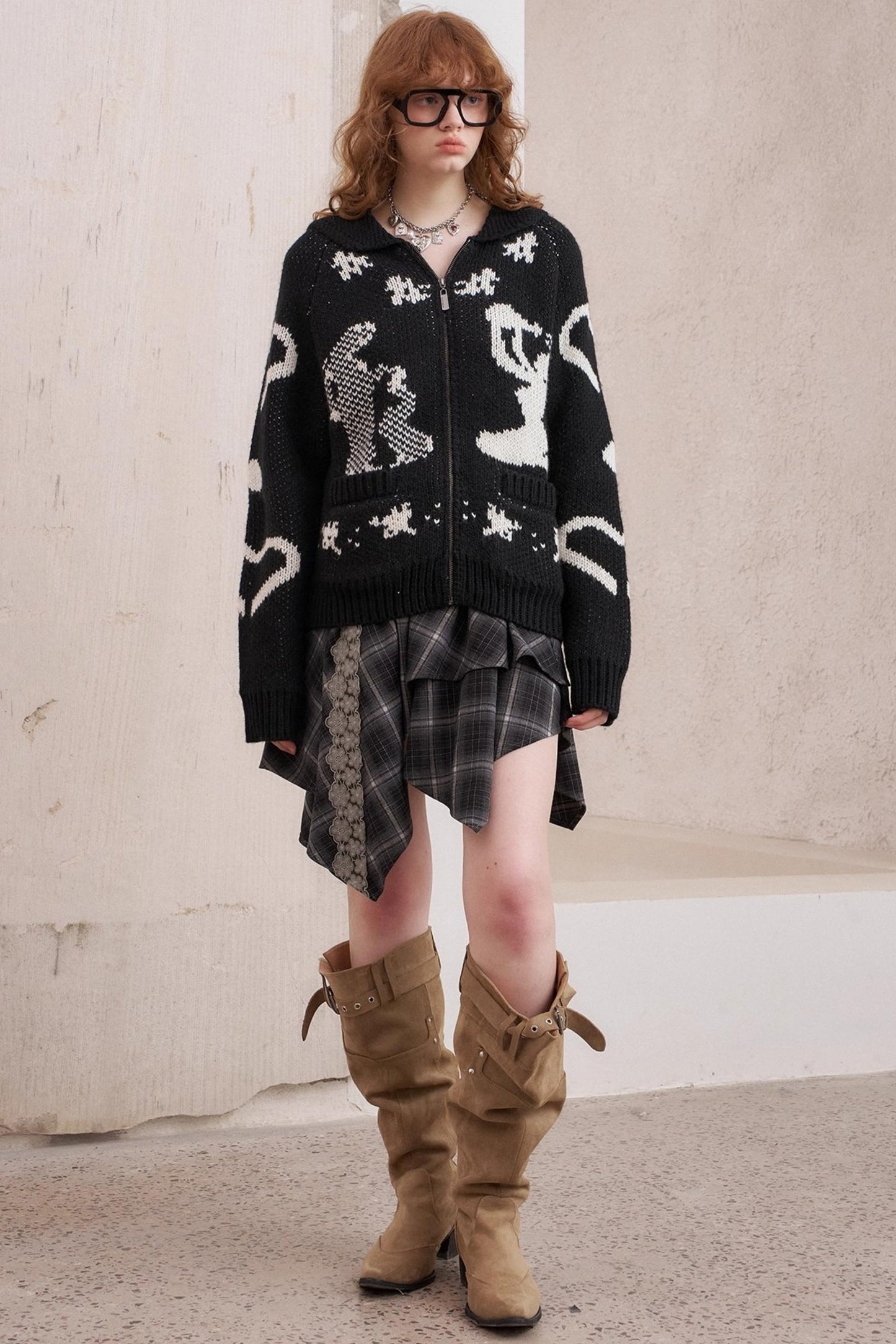 Warm Yarn Knitted Cardigan