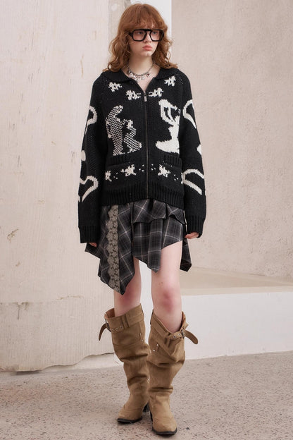 Warm Yarn Knitted Cardigan