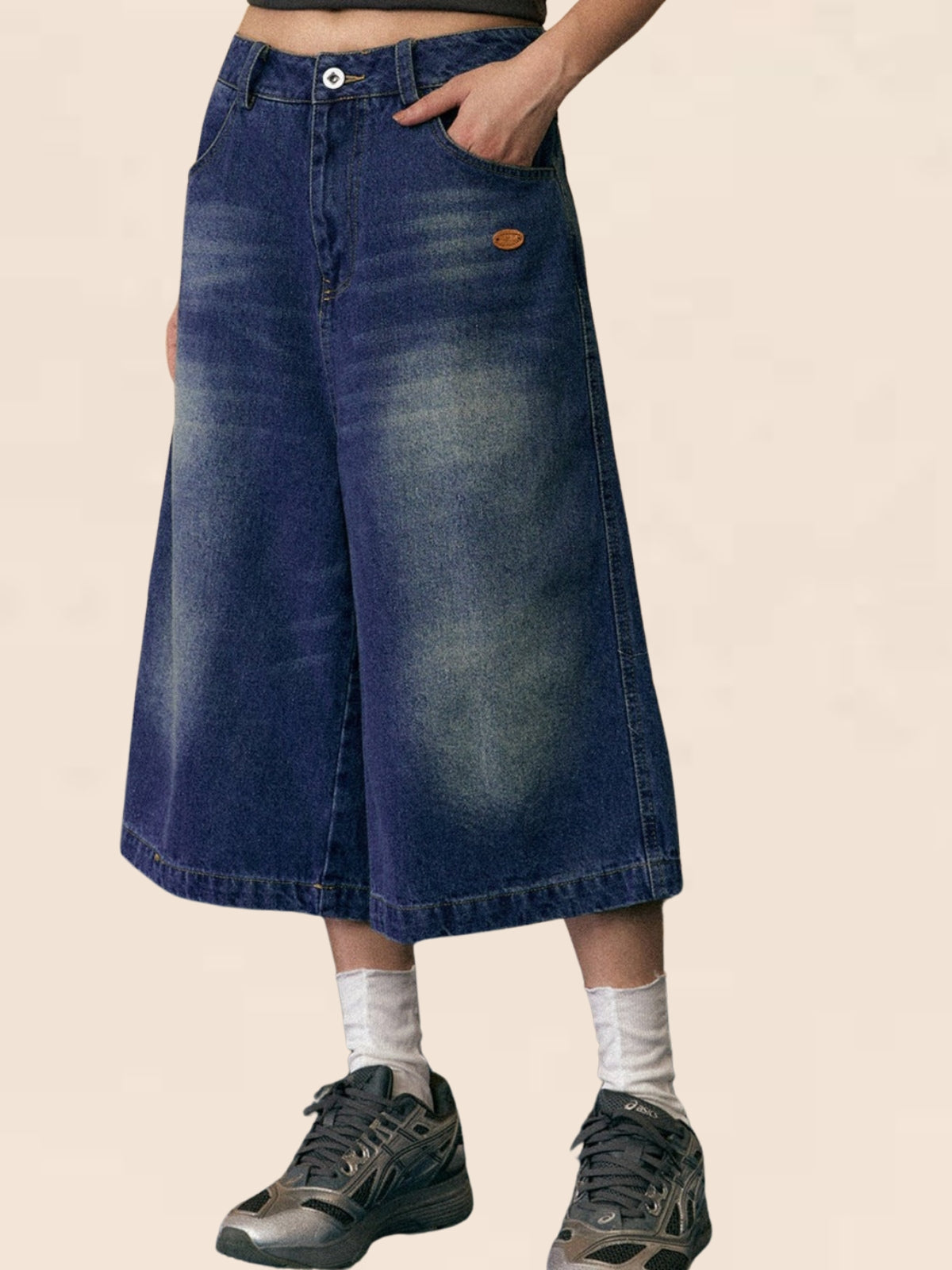 Denim Medium Pants