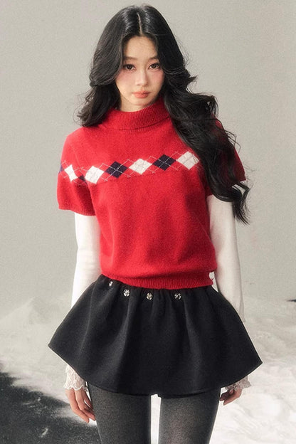 Snowy Scene Knit Sweater