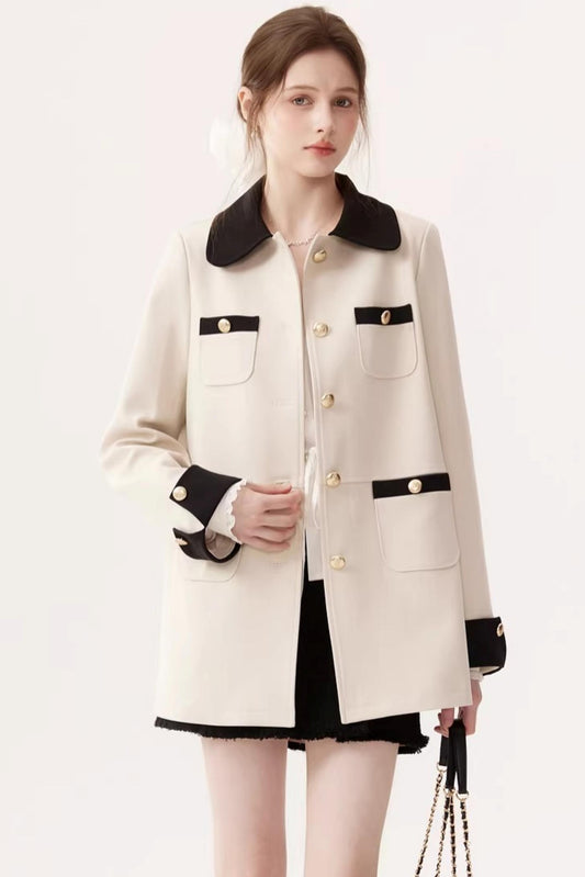 Elegant Color-Block Jacket