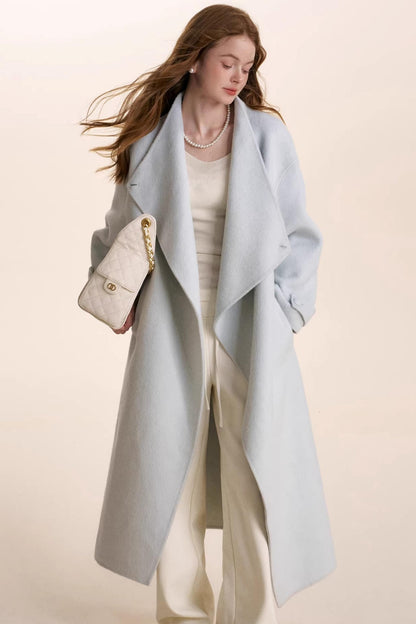 Linen Wool V-Neck Top