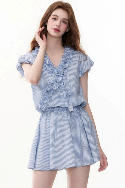 Summer Ruffled Stripe Set-Up
