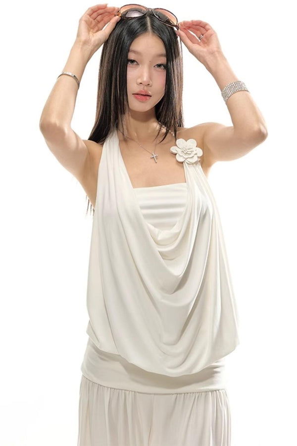 Camellia Swing Top Pants Set-Up