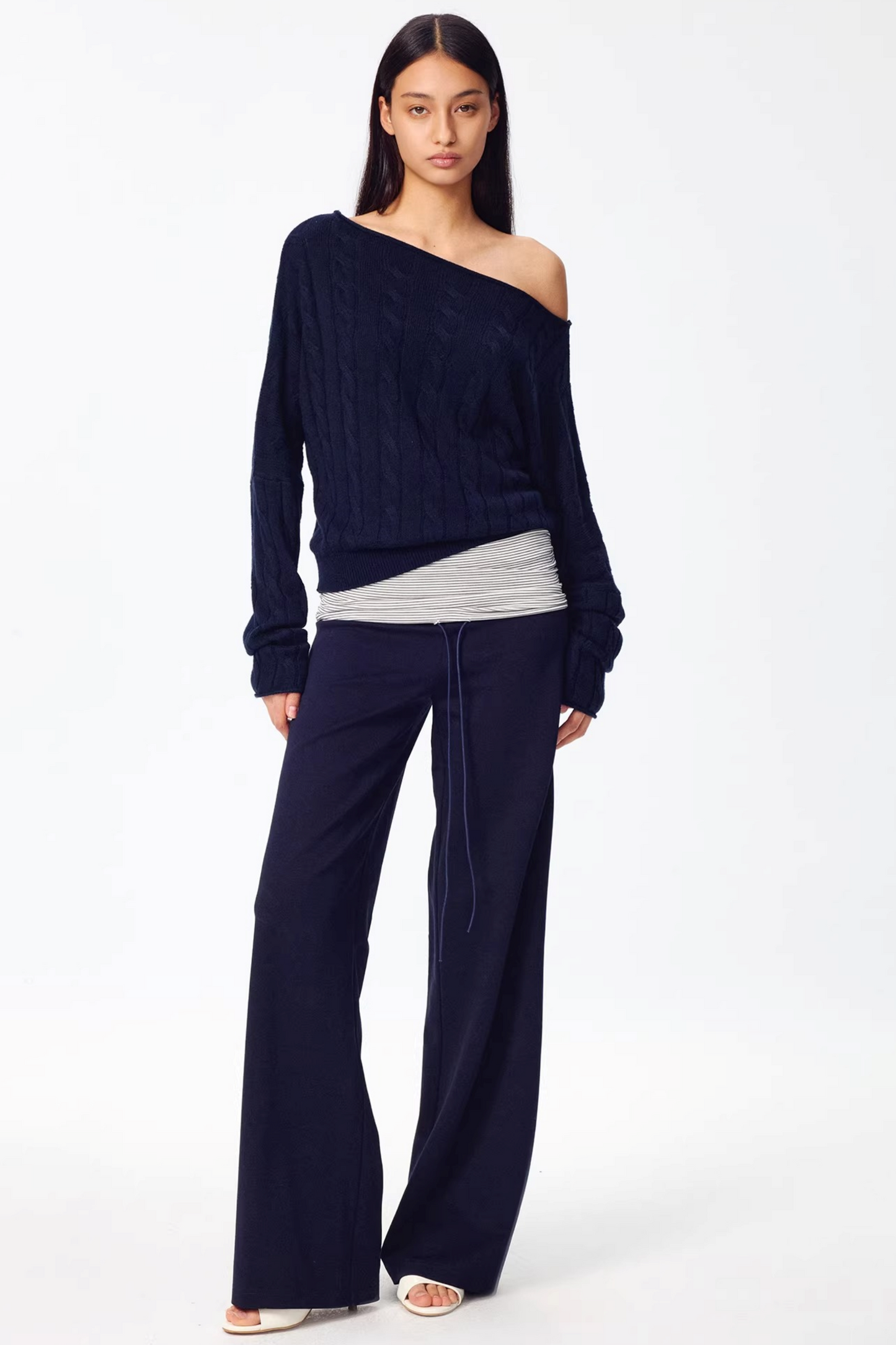 Woll-Off-Shoulder-Strick-Set