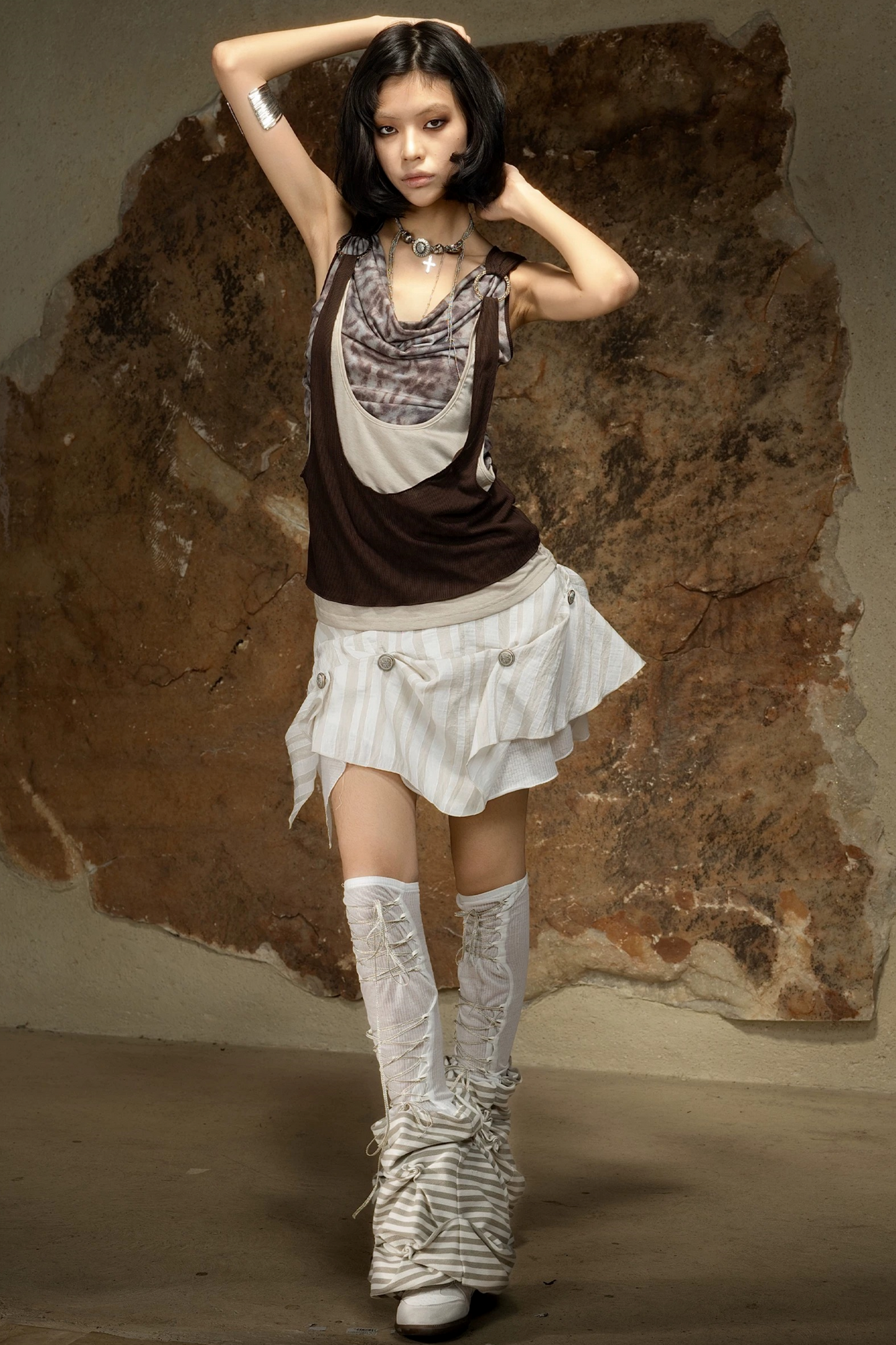 Asymmetrical Retro Vest