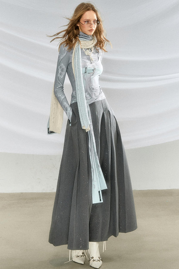 로맨틱 네오클래식 프린트 드레스 세트 